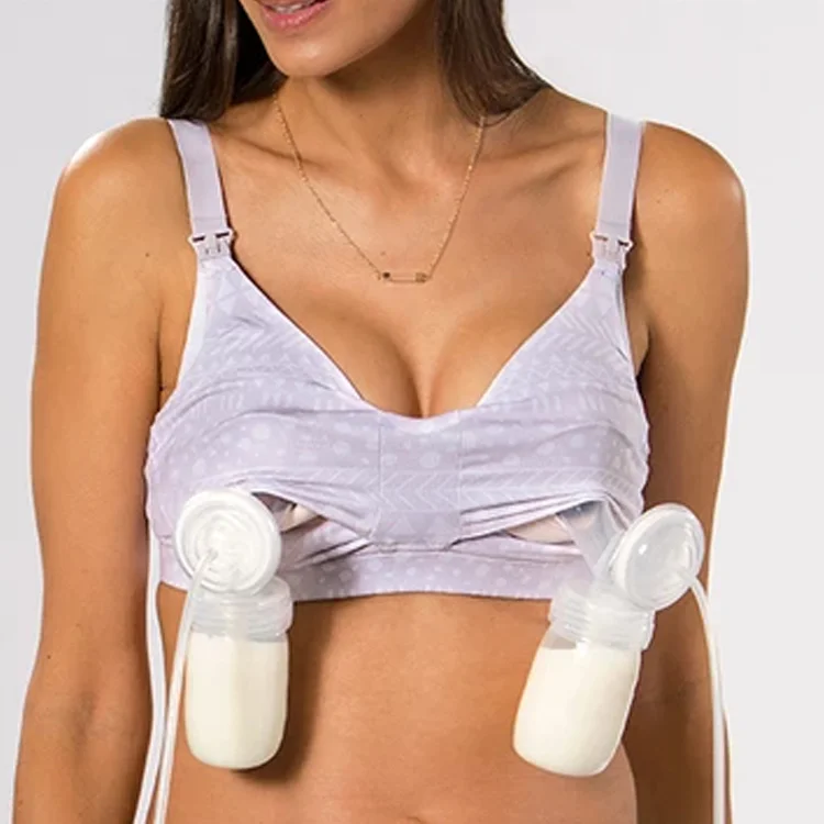 Eco Friendly Fabric Ladies Active Wear Tops Fitness Workout Bras with Digital Print Recycle Women Nursing Sports Underwear