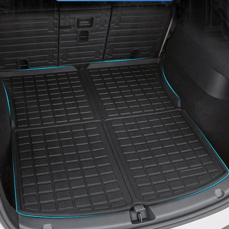 Коврик для багажника, подкладка для груза для любой погоды, напольный коврик XPE, подкладка для багажника для 2022 Tesla Model 3 tesla model Y bodykit