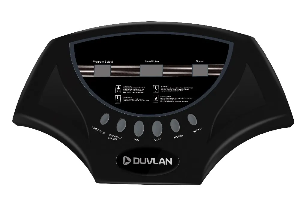 Body fit and shape workout platform vibration massage Crazy Fit Machine with Elastic Ropes and Heart Rate