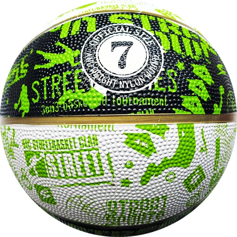 Promotion Basket ball Official Size 7 6 5 Custom Cheap Outdoor Training  Rubber Basketball ball