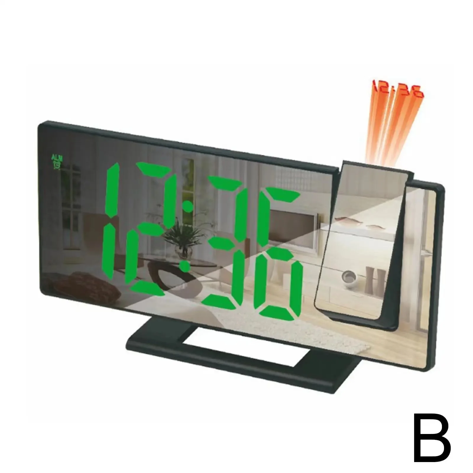 New Led Projection Clock USB Multi-function Digital Alarm Clock Electronic Clock Automatic Photosensitive