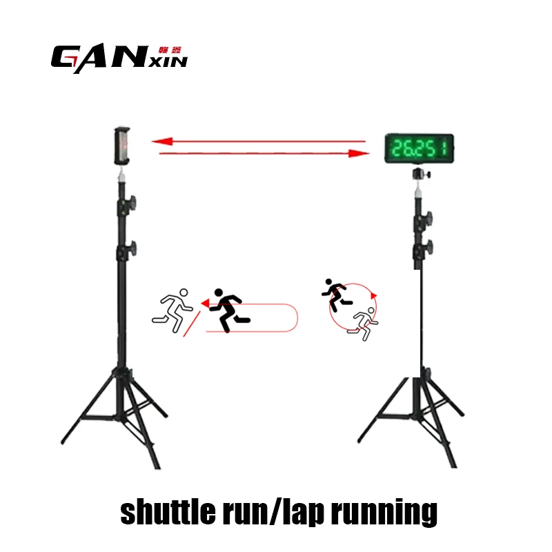 YIZHI LED Digital Racing Timer Large Electronic Countdown Race Wireless Laser Timer with Running Timing System Clock