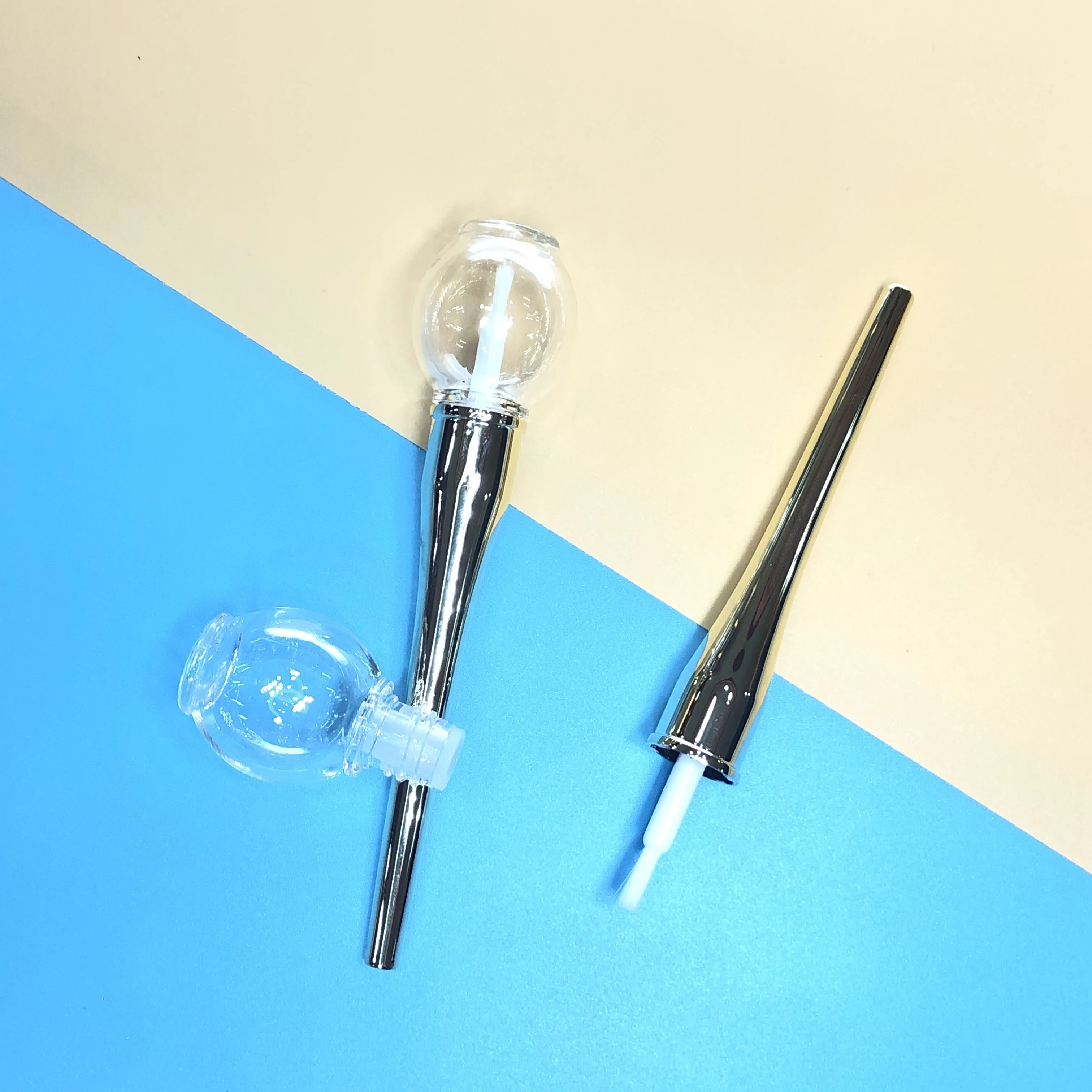 Custom cosmetics lollipop lip gloss tube container lipgloss packaging lipgloss tube