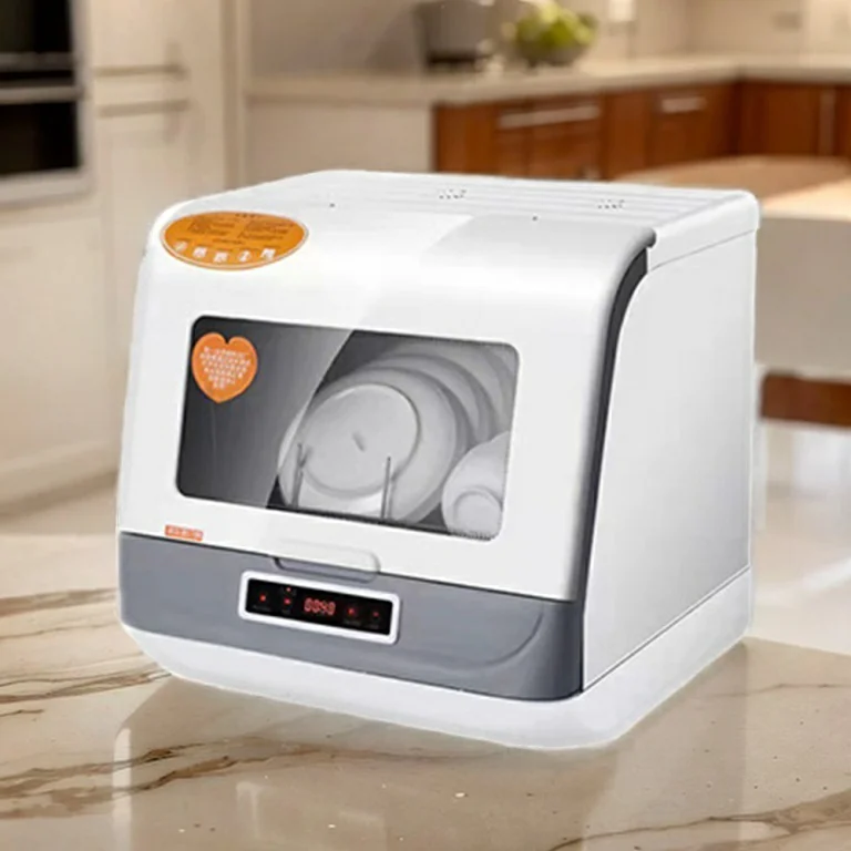 Desktop High Temperature Washing Drying Disinfection Countertop Mobile Dishwasher Convenient Dishwasher