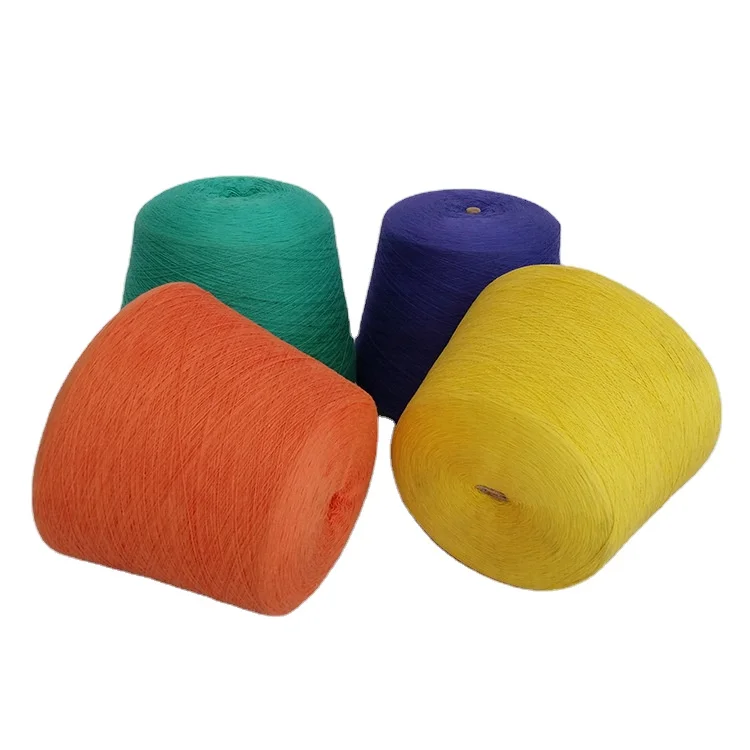 32s/2 100% Bamboo Fiber Yarn Natural Soft Breathable Chunky Dye Bamboo Yarn For Machine Knitting Weaving Sock Underwear T-shirt