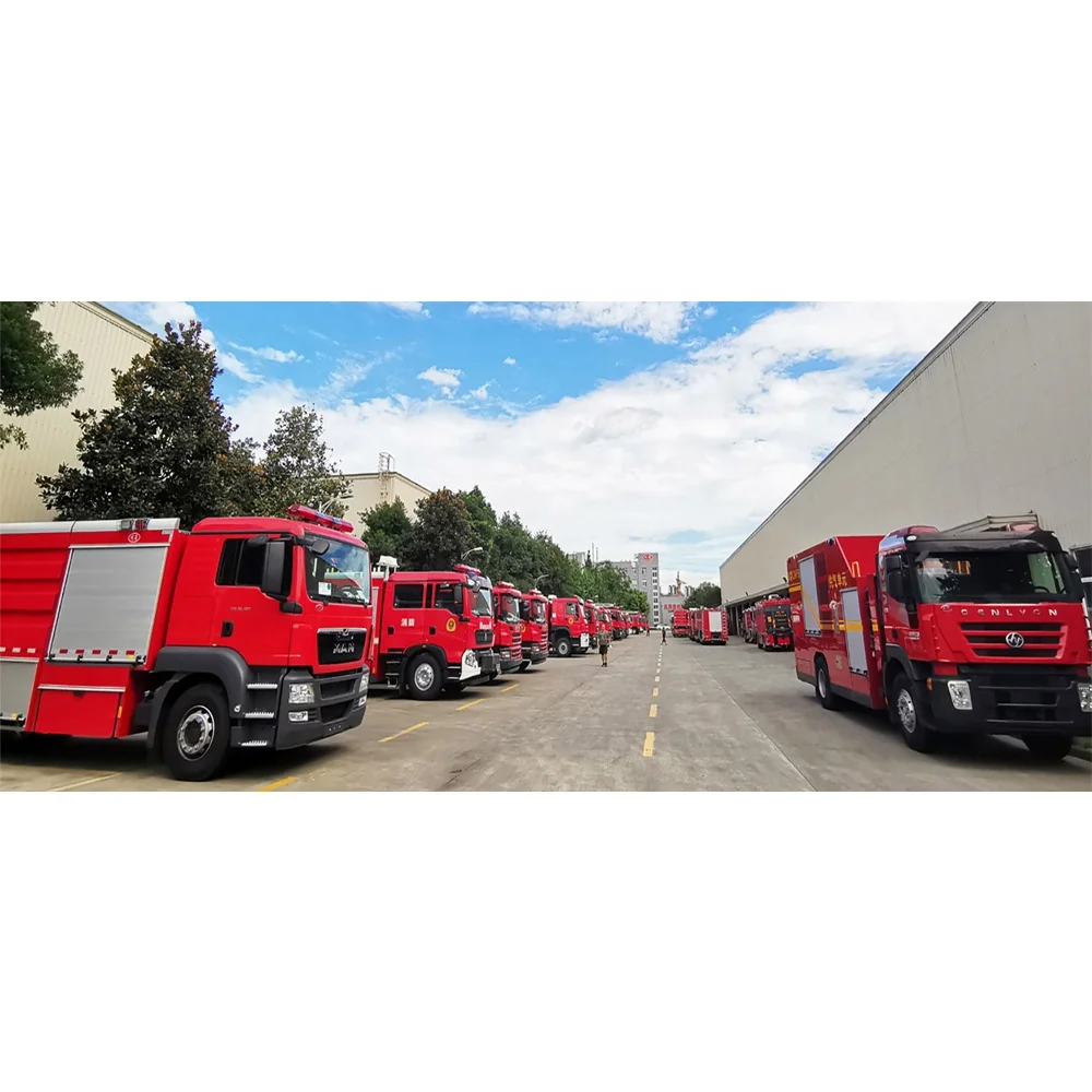 Dry Chemical Powder Combined Fire Fighting Truck Specialized Vehicle China Factory