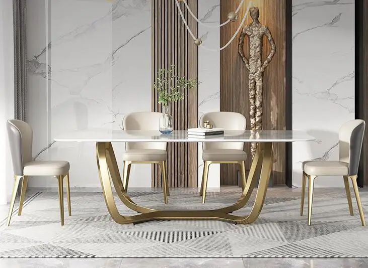 home furniture dining room table designs hotel glass dining table and 6 chairs stainless steel dining table set