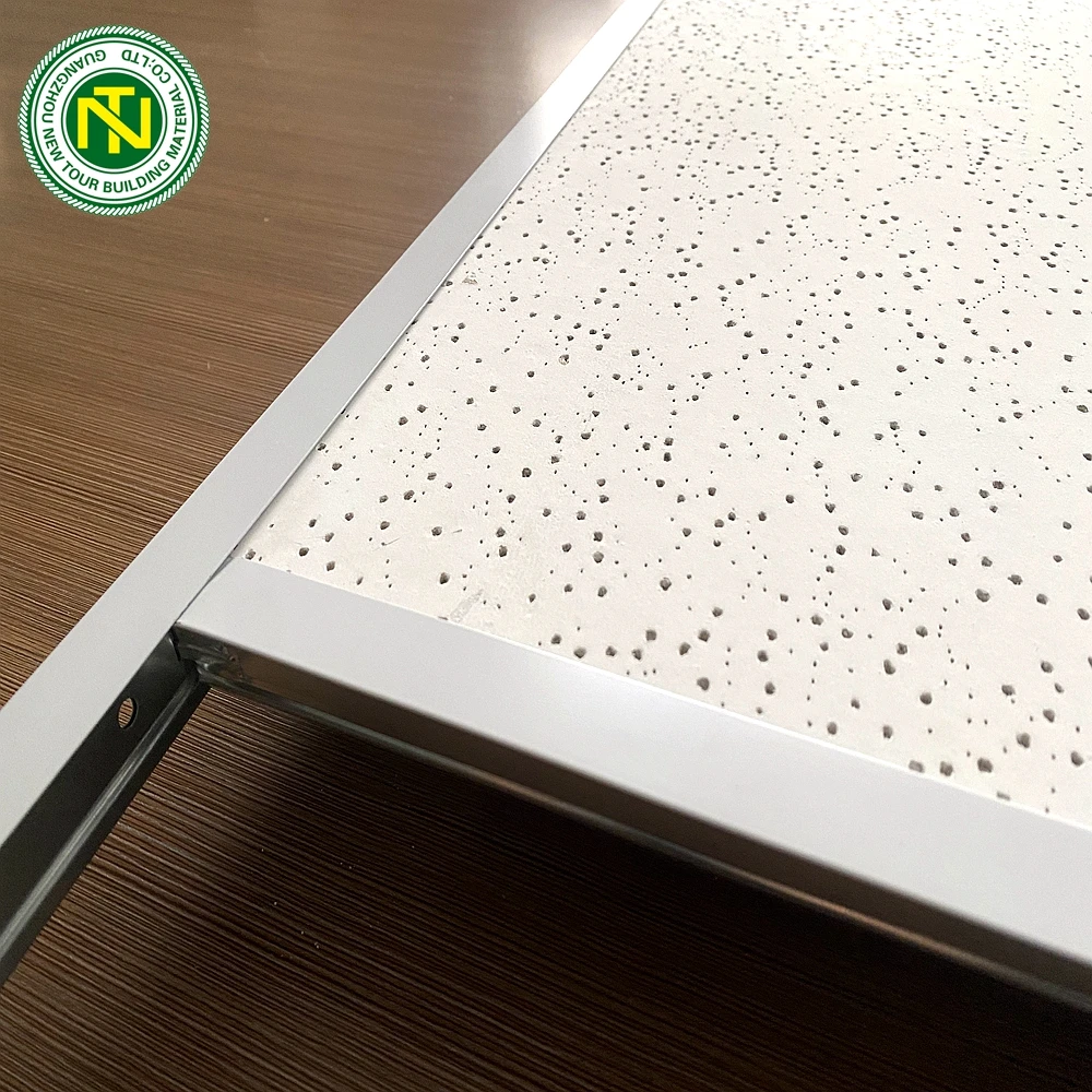 2024 Acoustic Ceiling Tiles Grid false ceiling mineral wool board