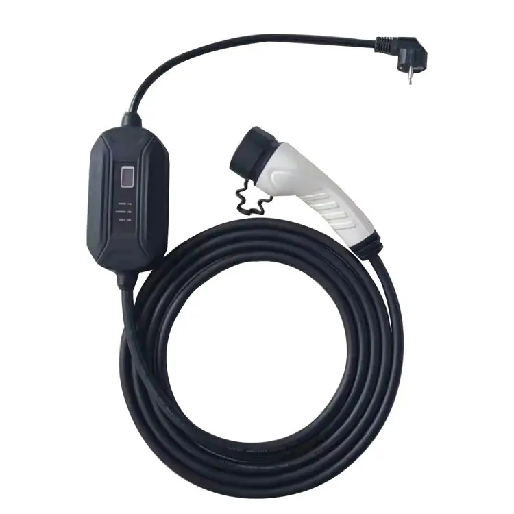 fisher 16a adjustable amperes portable ev charger workersbee wholesale Type 2 EV charger