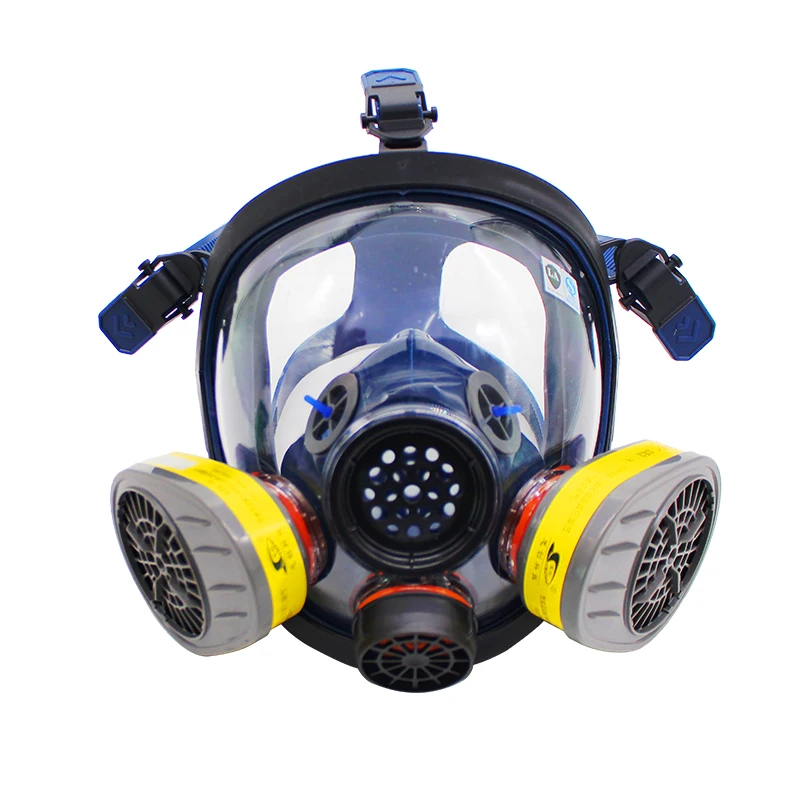 CNSTRONG OEM ODM Anti Poison Full Respirator Gas Mask Protector paint mask carbon fiber welding helmet toxic respirator