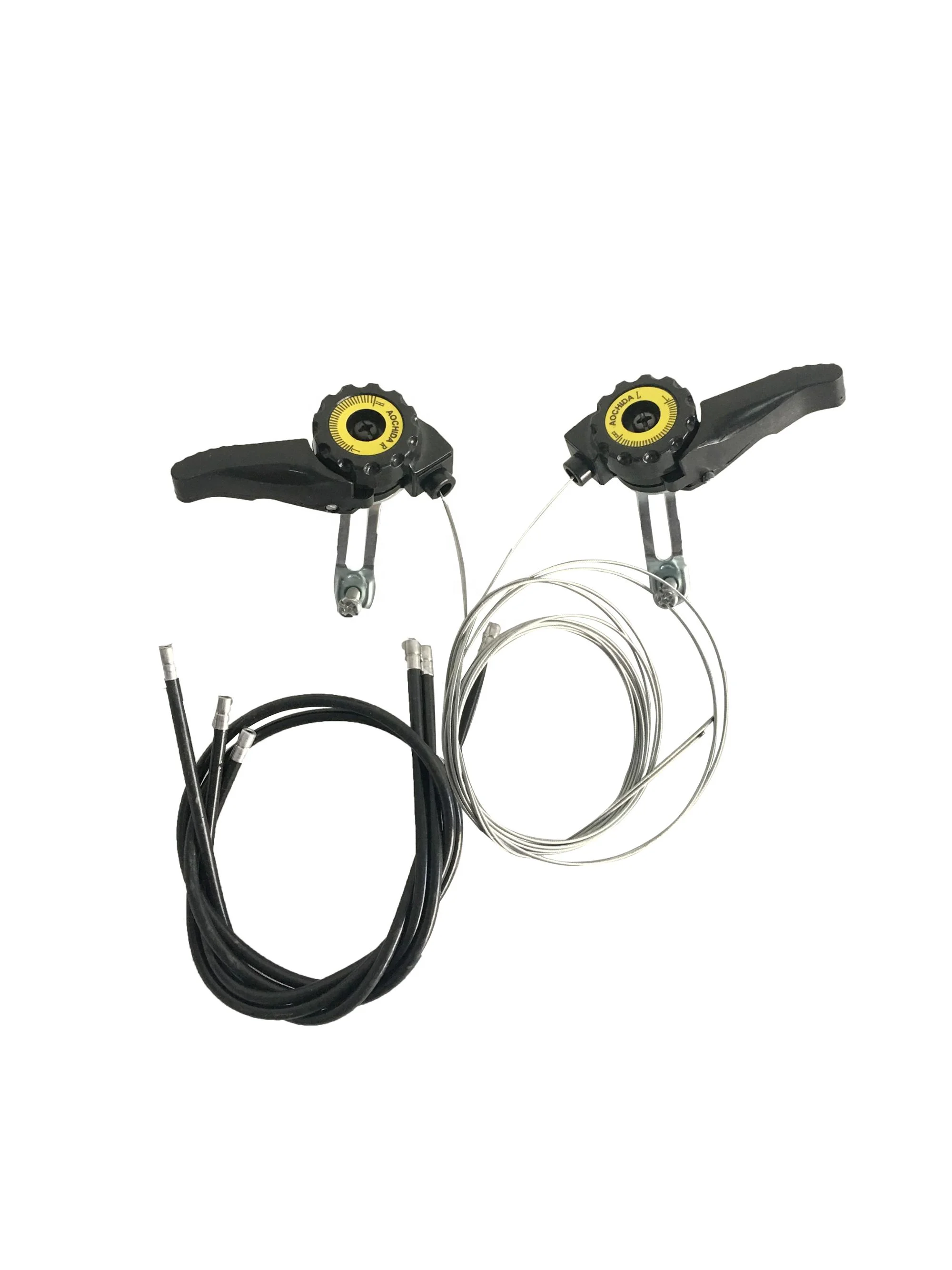 manufacturers sell high quality double plastic alloy bicycle shifting lever thumb shifter /bicycle Derailleur