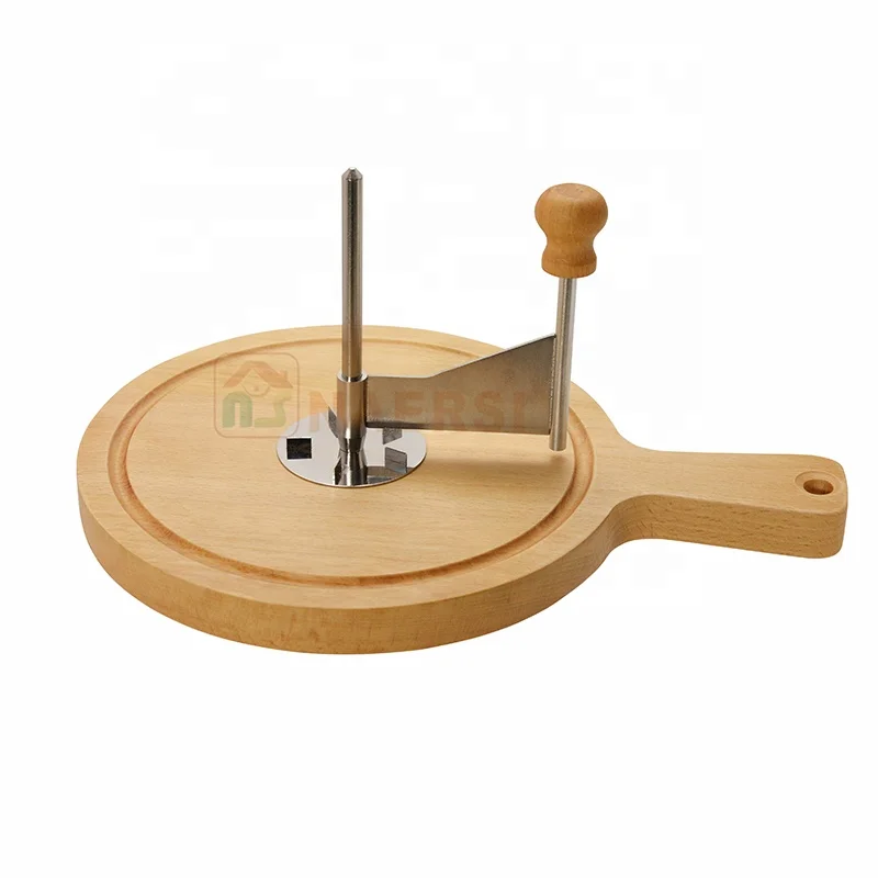 Multifunctional Wood Tray with Dome Lid Wooden Bread Board Cheese Plate Cheese Curler Chocolate Shaver Cheese Tools