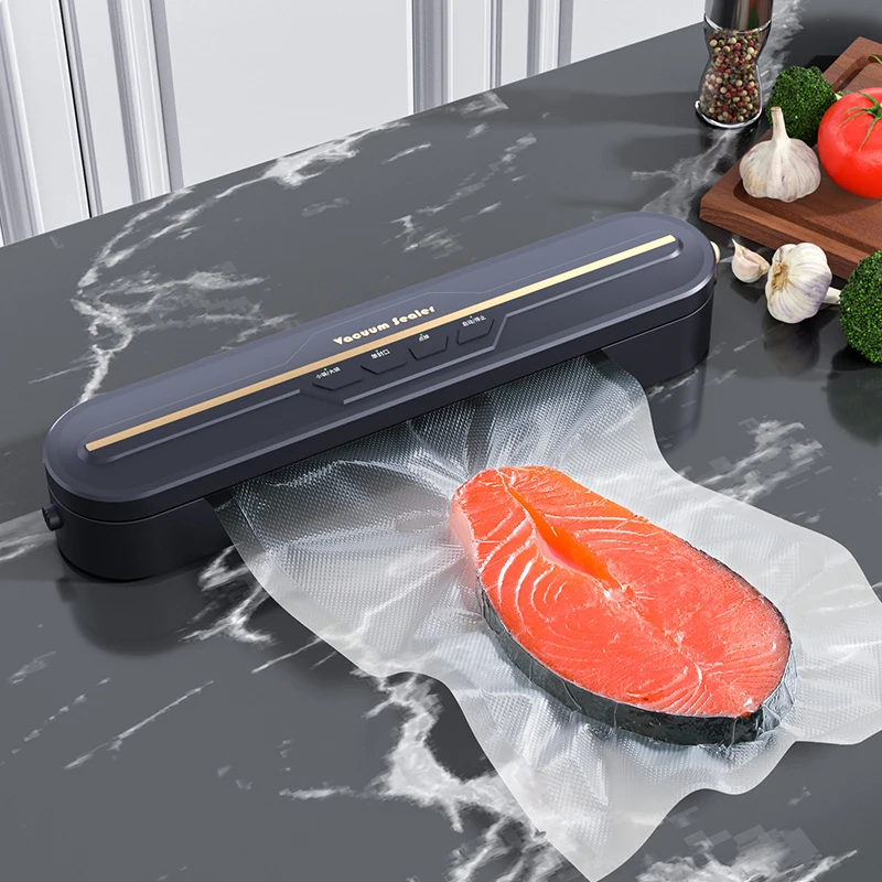 28cm Large Suction Vacuum Sealer Two-Mode 60 kpa Food Insurance Moisture & Mildew Proof ABS Material