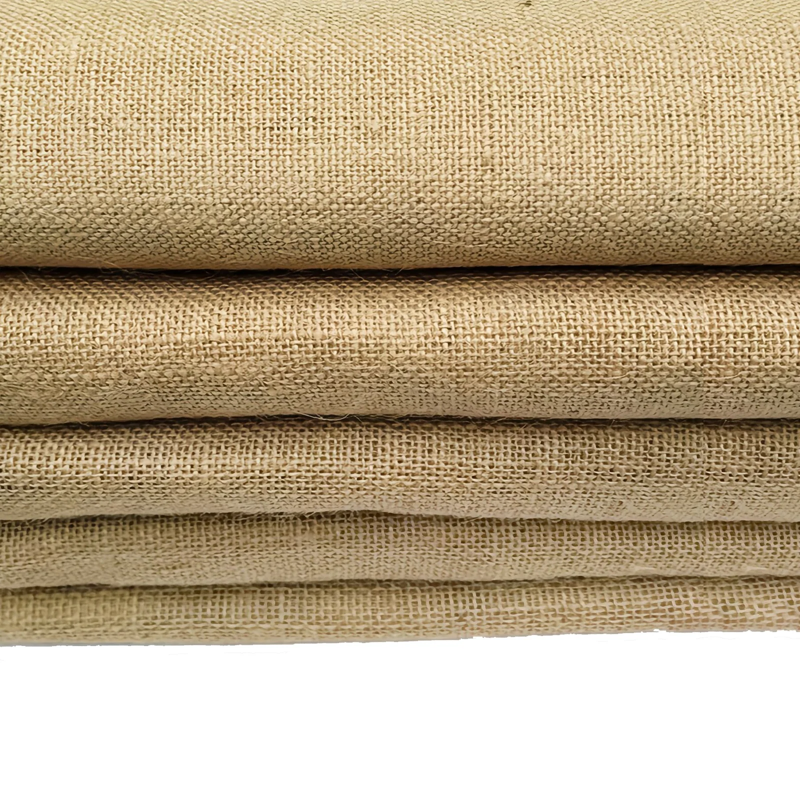 Woven Burlap Fabric Natural Color 100% Jute Fabric for Bag