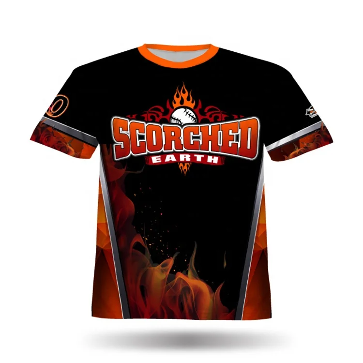 Baseball Shirt Camo Best Selling High Quality Comfortable Usa Customized Baseball & Softball Wear Heat Sublimated Transfer 10pcs