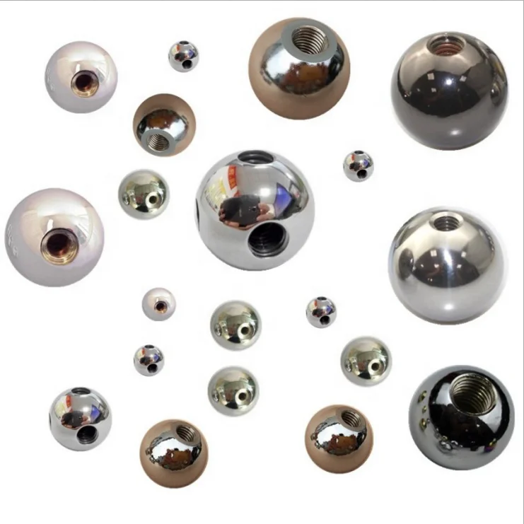 
G100 AISI52100 drilled hold hollow chrome steel ball 35mm with 10mm hole for ball joint 