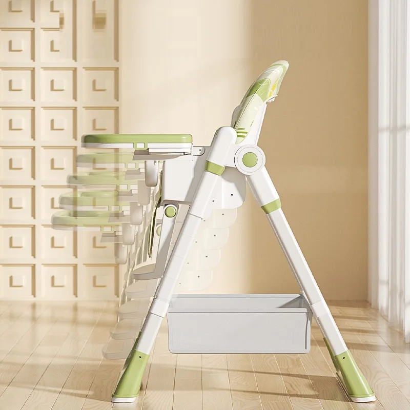 Multifunction Restaurantl Foldable High Chair Baby Dining Chair Booster Seat Foldable Baby Feeding Chair