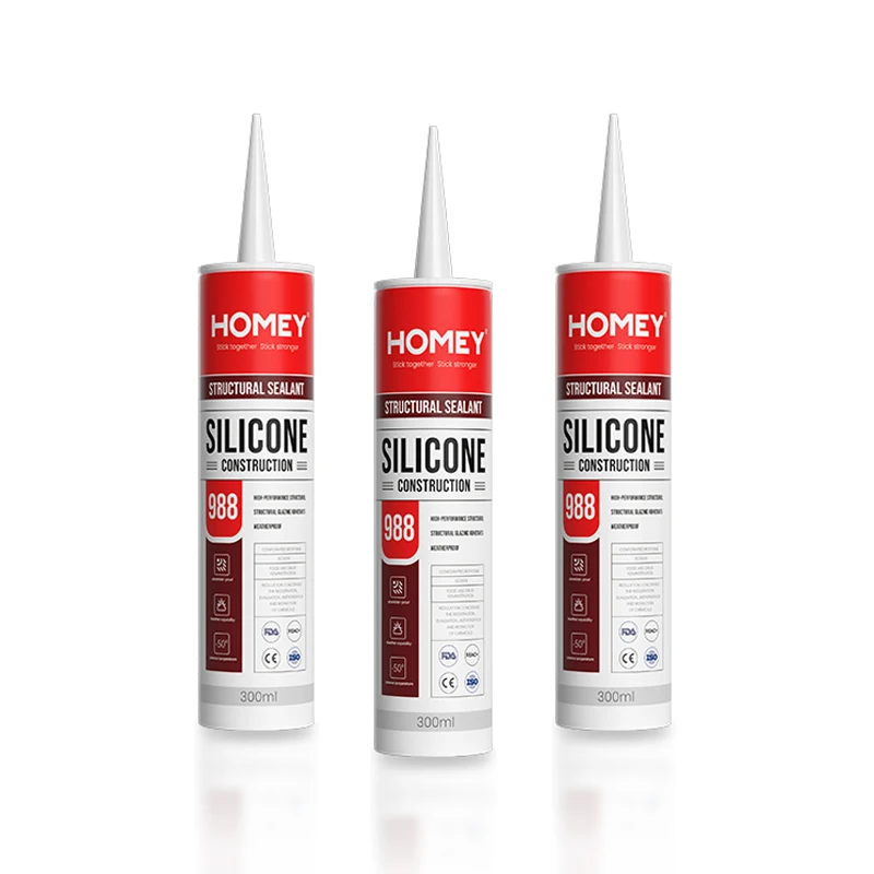Homey structural glazing micro ban caulk silicone sealant as adhesive glue for fabric