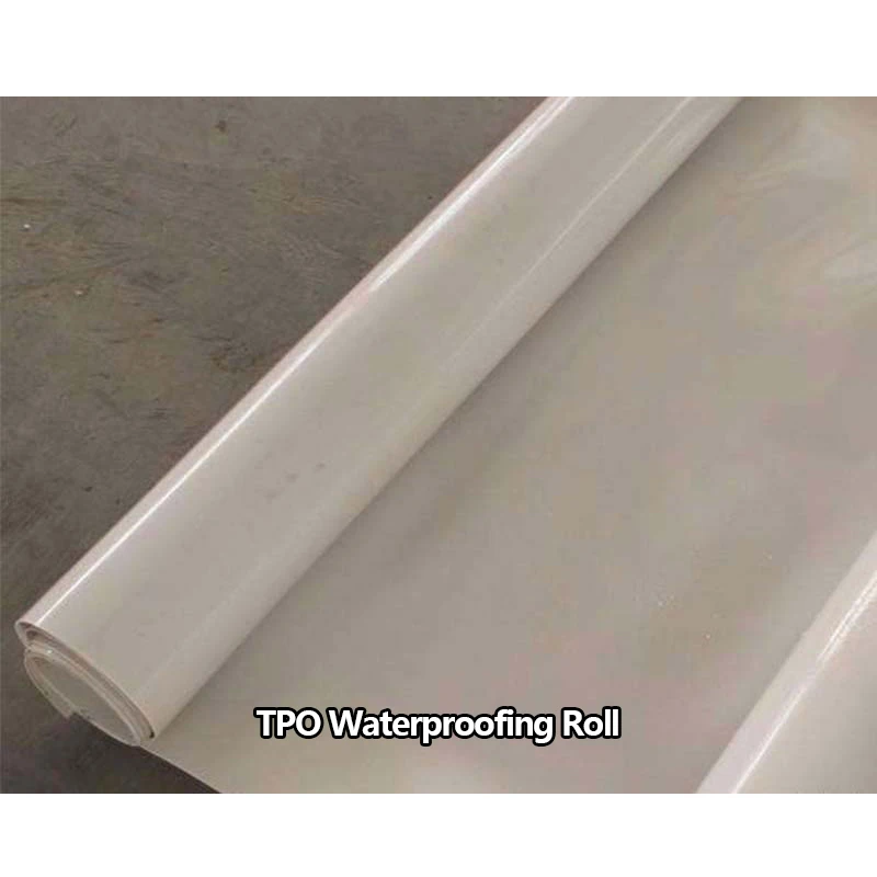 China professional roofing materials various type TPO waterproofing membrane