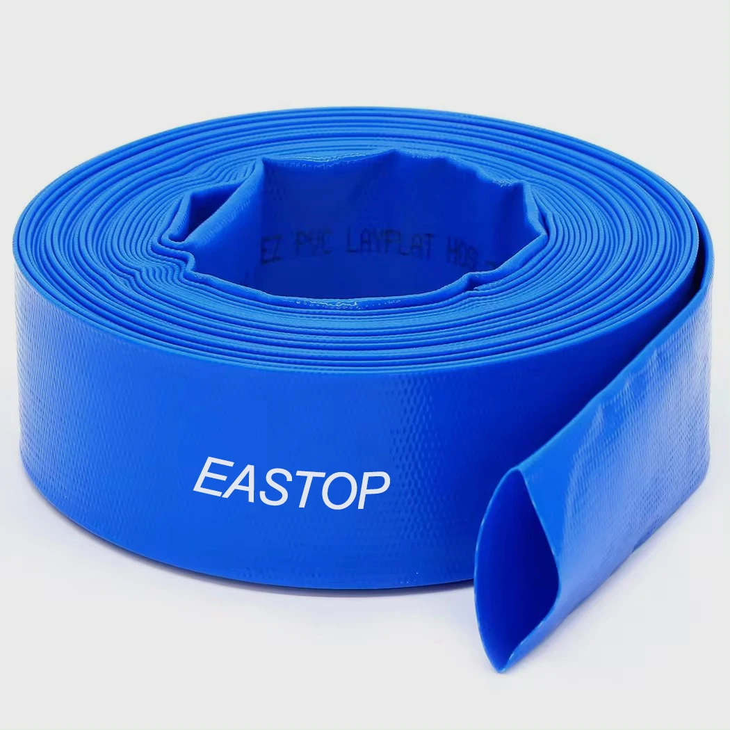 PVC manguera de agua / 1 2 3 4 6 8 10 12 14 16 pulgadas azul tubo de PVC / manguera de agua para el riego agricola, la mineria