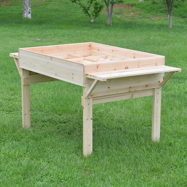 
48inch Raised Garden Planting Tables Elevated Trough Container Planters 