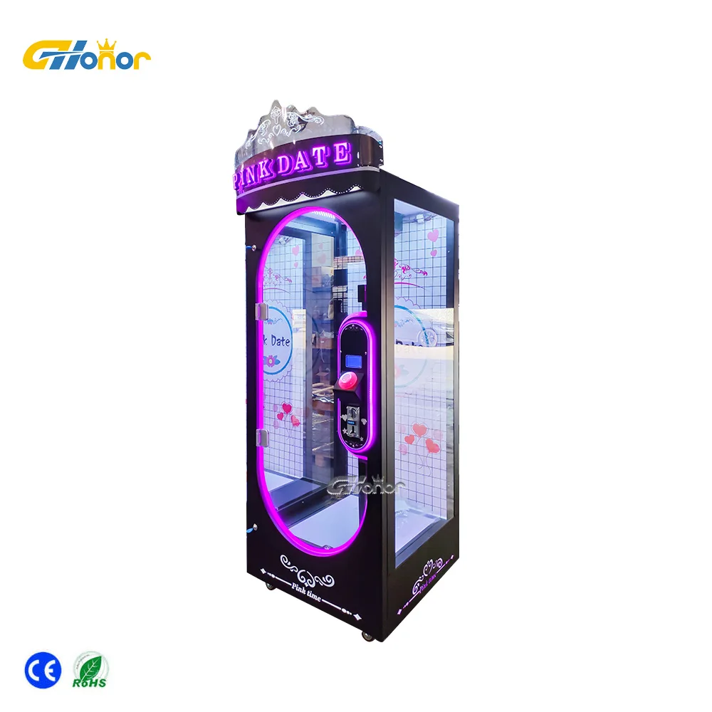 Shopping Center Pink Gift Doll Claw Machine Shop Fun Claw Machine Game Claw Machine Gifts and Souvenirs