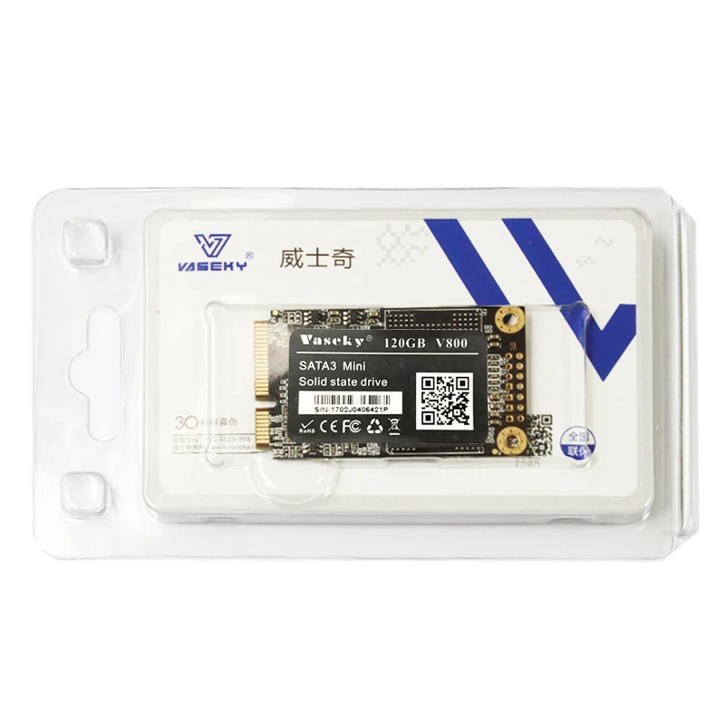 Жесткий диск Vaseky msataIII V850 для ноутбука компьютера SSD MSATA3 6 Гбит/с 256 ГБ 128 Гб ssd msata 2 5