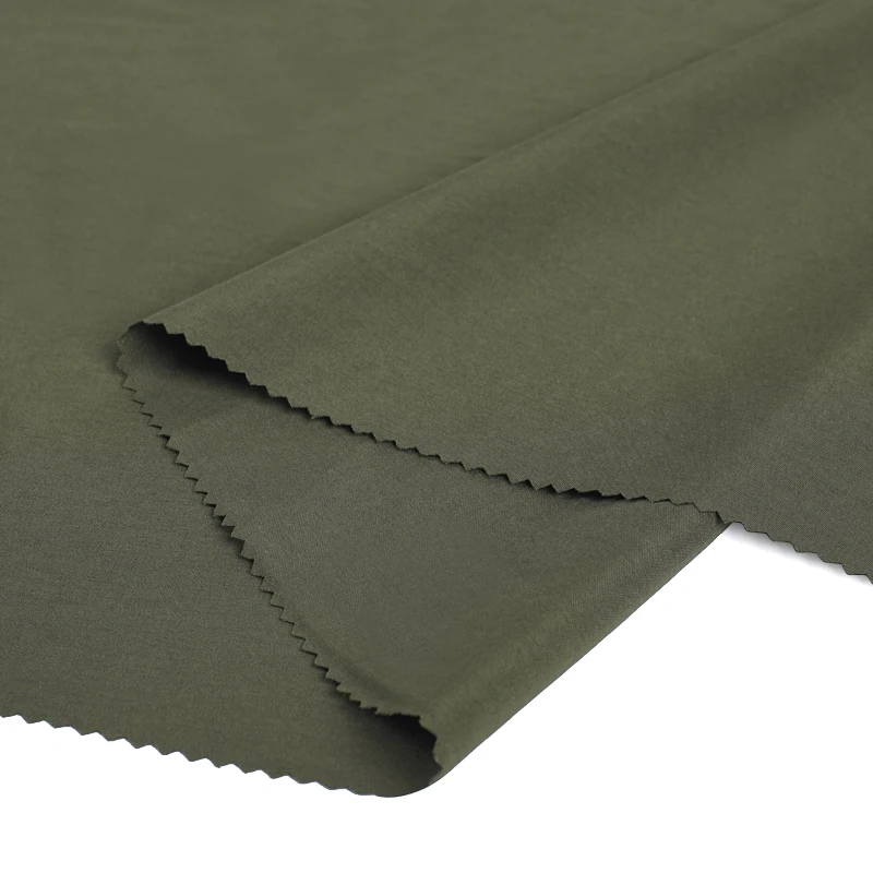 Wholesale Ripstop 92%Nylon 8%Spandex Fabric Plain Woven Stretch  Hiking Pants Fabric