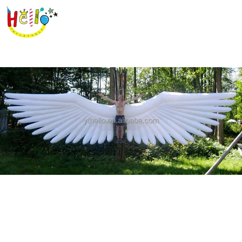 inflatable white angel wings costume / inflatable wings props for stage performance