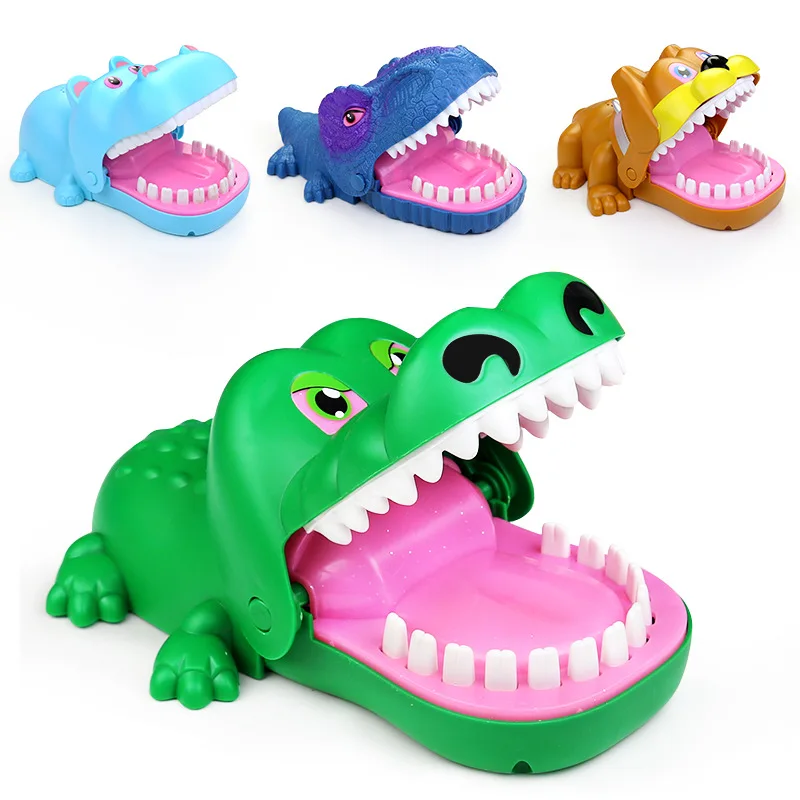 Crocodile Teeth Finger Biting Toys Game Kids Shark Biting Finger Alligator Teeth Games Funny Adult Stress Relief Prank Toys