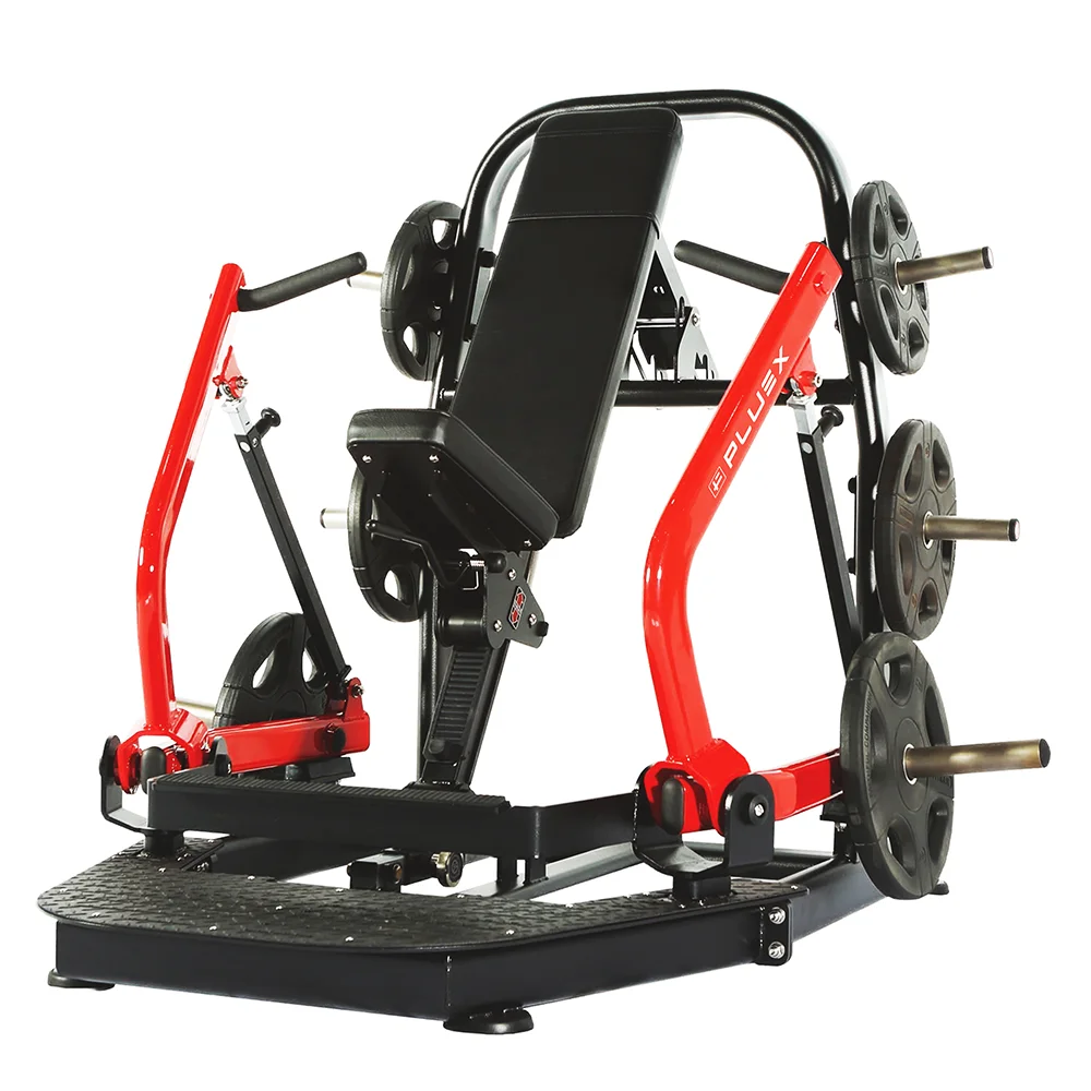 Commercial Multigym Multi  Equipment Gym exercise  Low row strength trainer pull down  plated loaded chest press