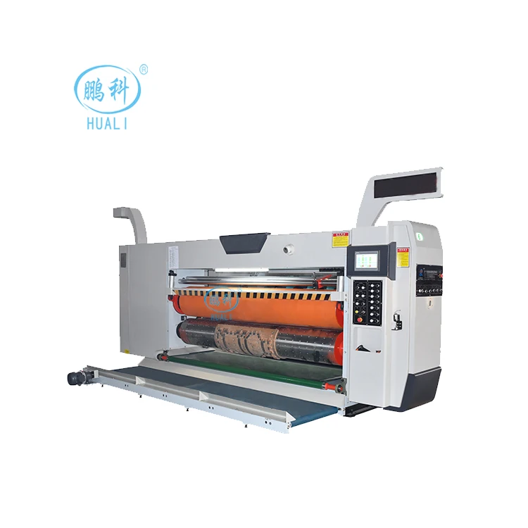 Corrugated box machine cardboard printing slotting die cutting machine