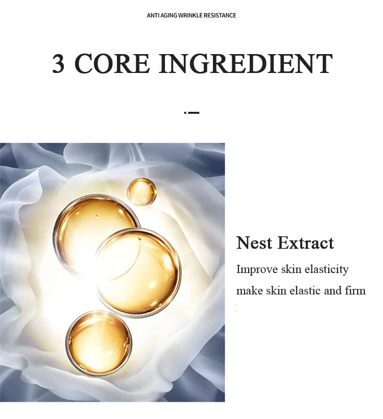 AA HIH Gold Protein Peptide Kit Collagen Soluble Protein 24k Golden Serum Set Lifting Firming Fade Fine Line Anti Aging