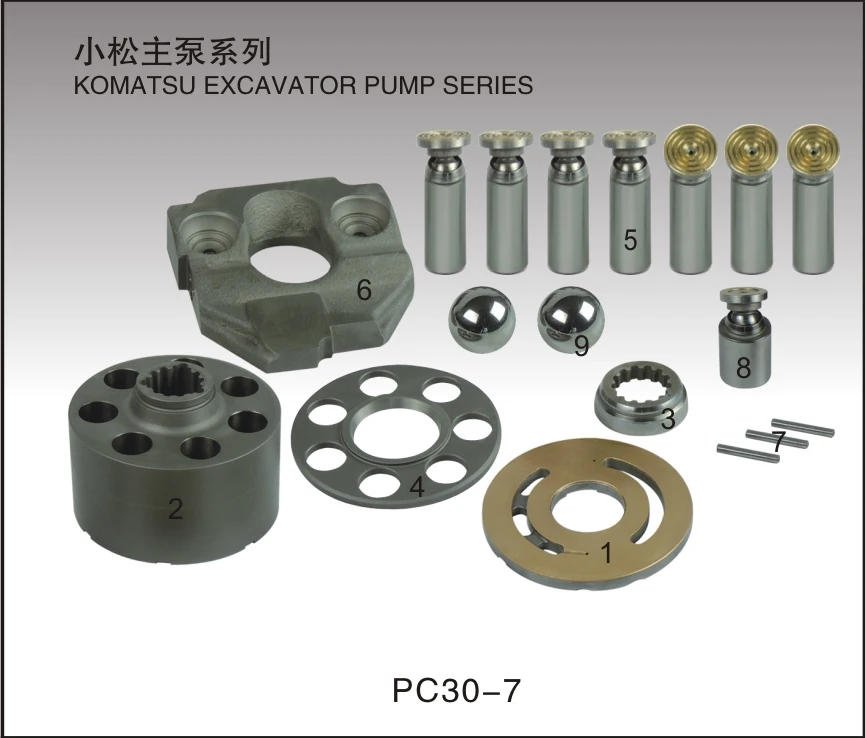 Excavator PC210-7K Hydraulic Pump Regulator HPV95 HPV132 HPV140 HPV165 HPV Piston Pump Spare Parts