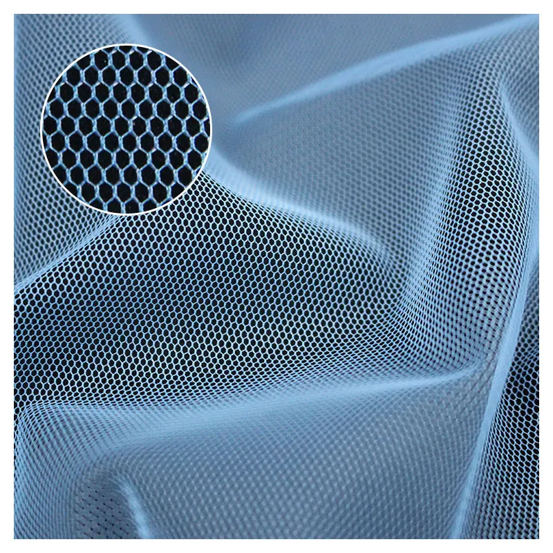 Guaranteed Breathable Shrink Resistant Tulle Bolt Mesh 100% Polyester Tulle Fabric For Lining