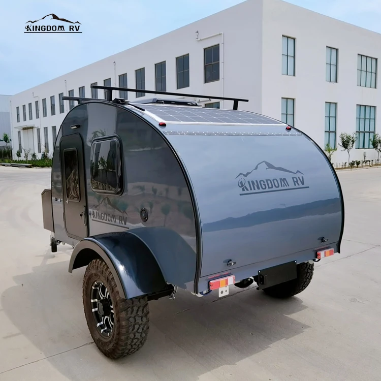 Offroad Teardrop Caravan Travel Trailer Camper Mobile House Camper Caravan