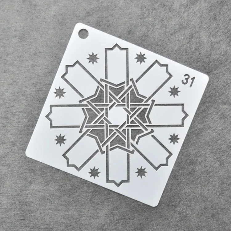 Customized Design Plastic Art Painting Template Stencil Laser Cut Stencil For DIY Scrapbooking