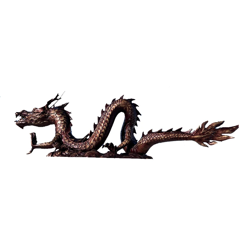 Dragon for outdoor and indoor cast aluminium home decoration