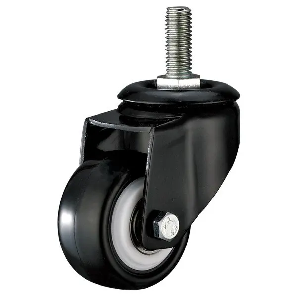2inch PU Threaded Stem Swivel Furniture Caster with Brake