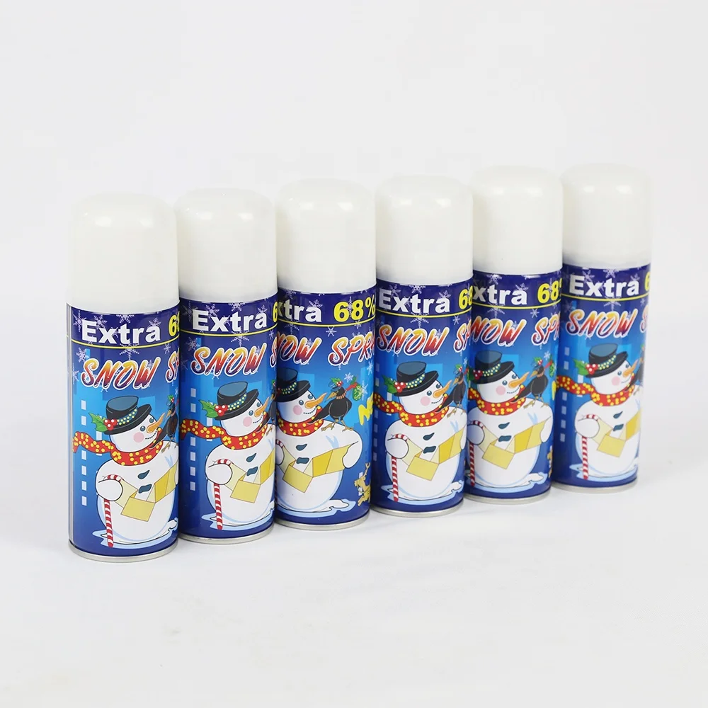 OEM Snow Spray Foam Flammable Environment Protection Gas Ce Melt Snow Spray Flake With ISO9001 Approved