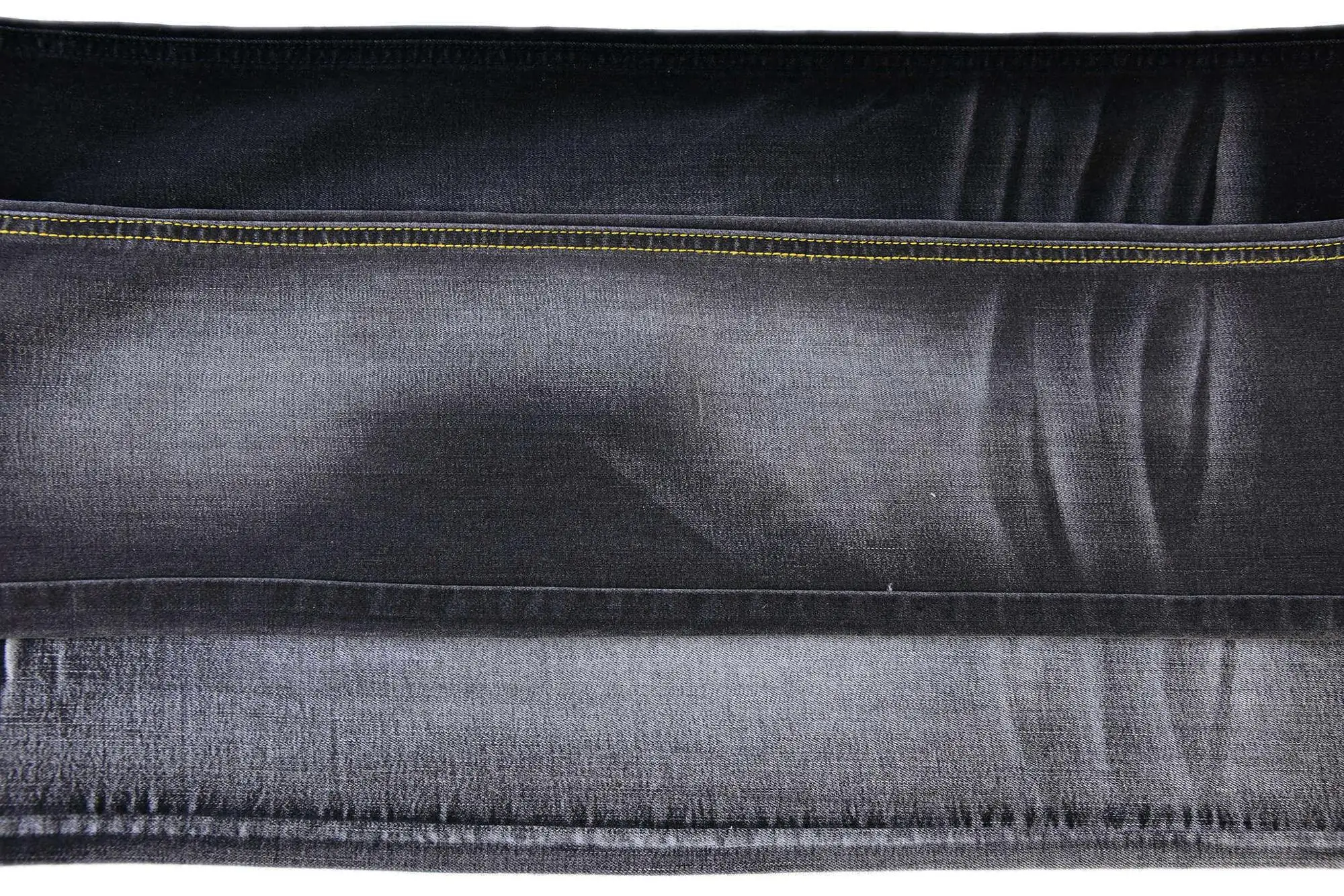 Comfortable stretch cotton polyester spandex viscose elastic denim fabric