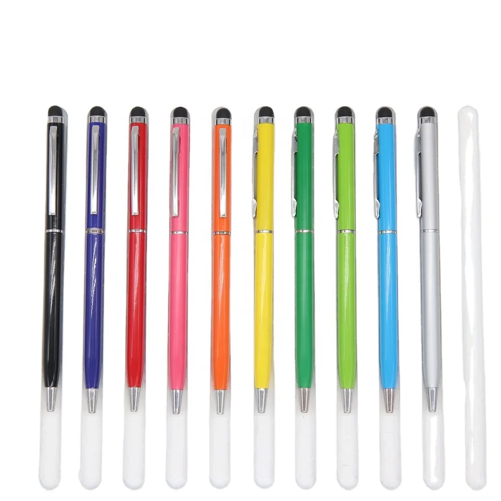 Stationery Promotion  Advertisement Screen Pen Multi-Color Ballpoint Custom Logo Supplier Stylus Ballpen