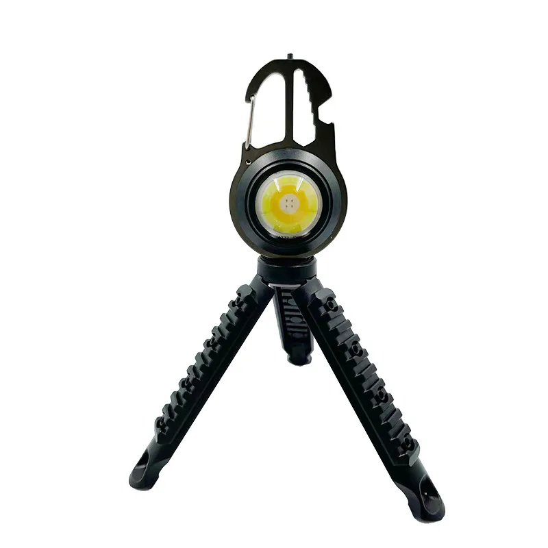 Outdoor Multifunctional Keychain Cob Work Lamp Emergency Maglite Rechargeable Led Flashlight