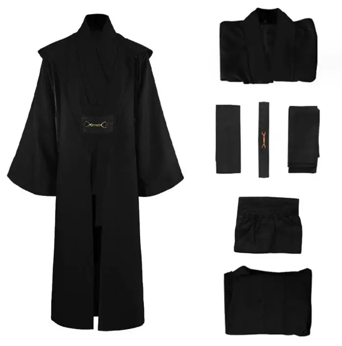 Kids Star Obi Adults Wan Cosplay Kenobi  Halloween Men Suit Costumes