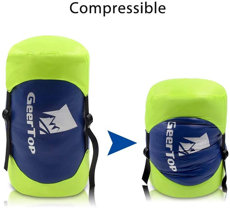 GEERTOP Ultralight Down Hammock Underquilt Mummy Sleeping Bag with Compression Sack