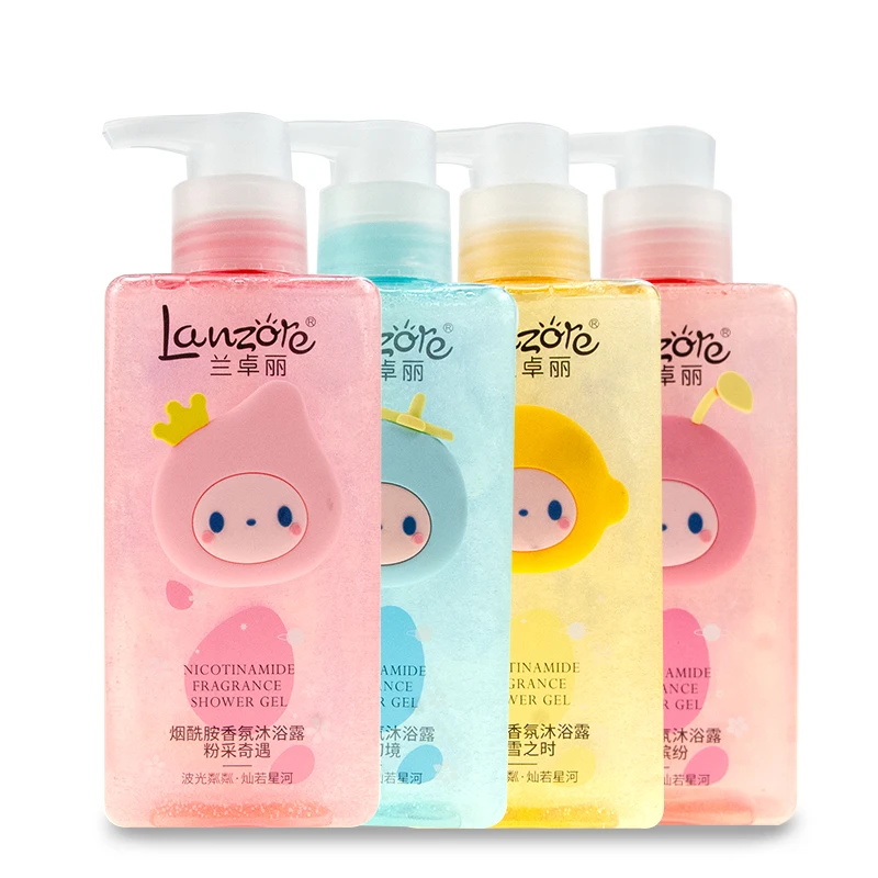 OEM/ODM Nice Smell Skin Lightening Body Wash Deep Cleansing Refreshing Liquid Shower Gel