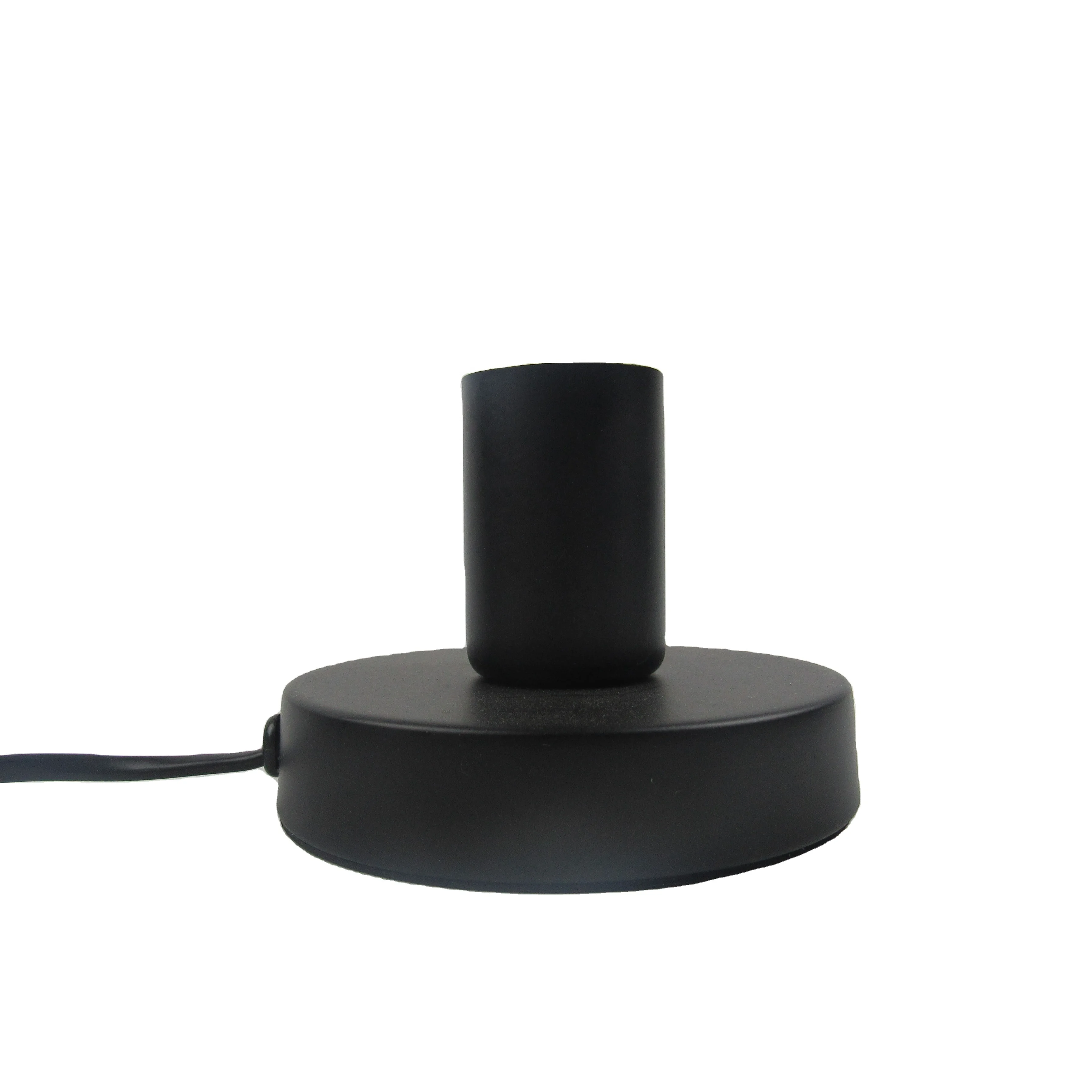 E26 E27 iron stand up table lamp holder socket with power cord  303 switch 2pin US plug