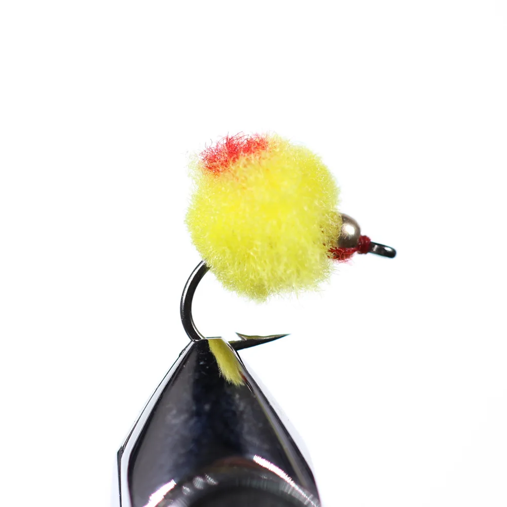 Wholesale Fly Brass Beadhead Salmon Eggs Trout Lure Flying Hooks