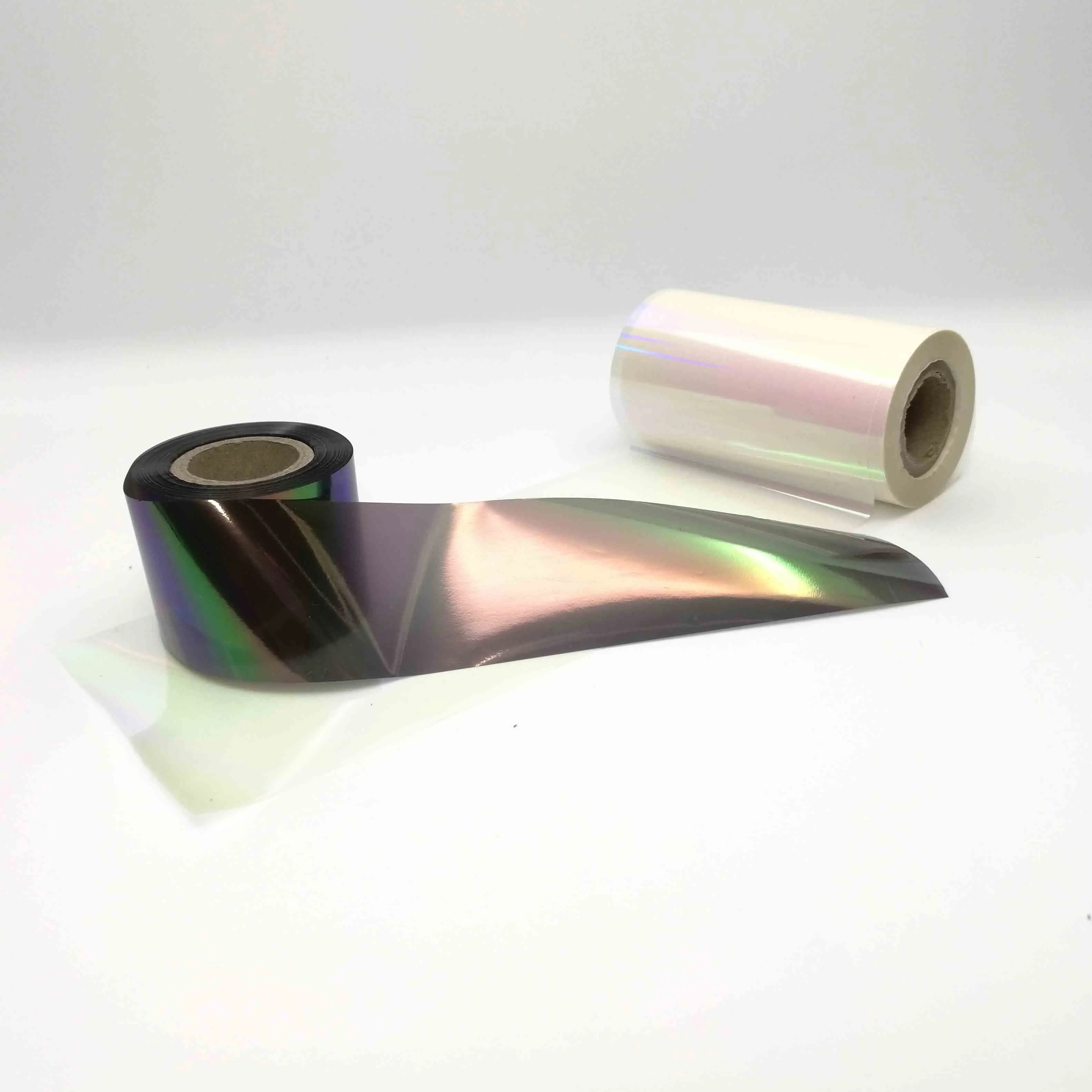 Wholesale Direct Sale Foil Roll Hot Stamping Holographic Transparent Hot Stamping Foil for Printed Paper