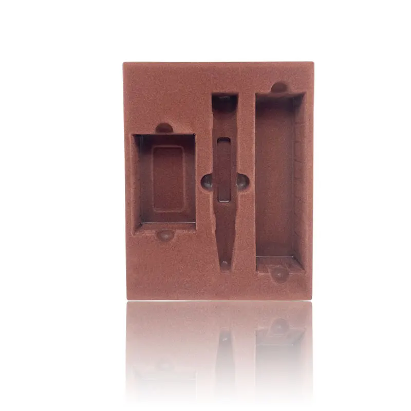 Wholesale Custom PS Plastic Vacuum Formed Velvet Blister Tray Cosmetic Electronic Packaging Recyclable Inner Velvet Blister Tray